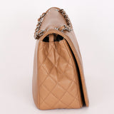 Chanel Timeless Flap Beige Caviar SHW