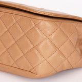 Chanel Timeless Flap Beige Caviar SHW