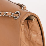 Chanel Timeless Flap Beige Caviar SHW