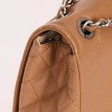 Chanel Timeless Flap Beige Caviar SHW