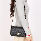 Chanel Mini Rectangle Flap Black Caviar AGHW