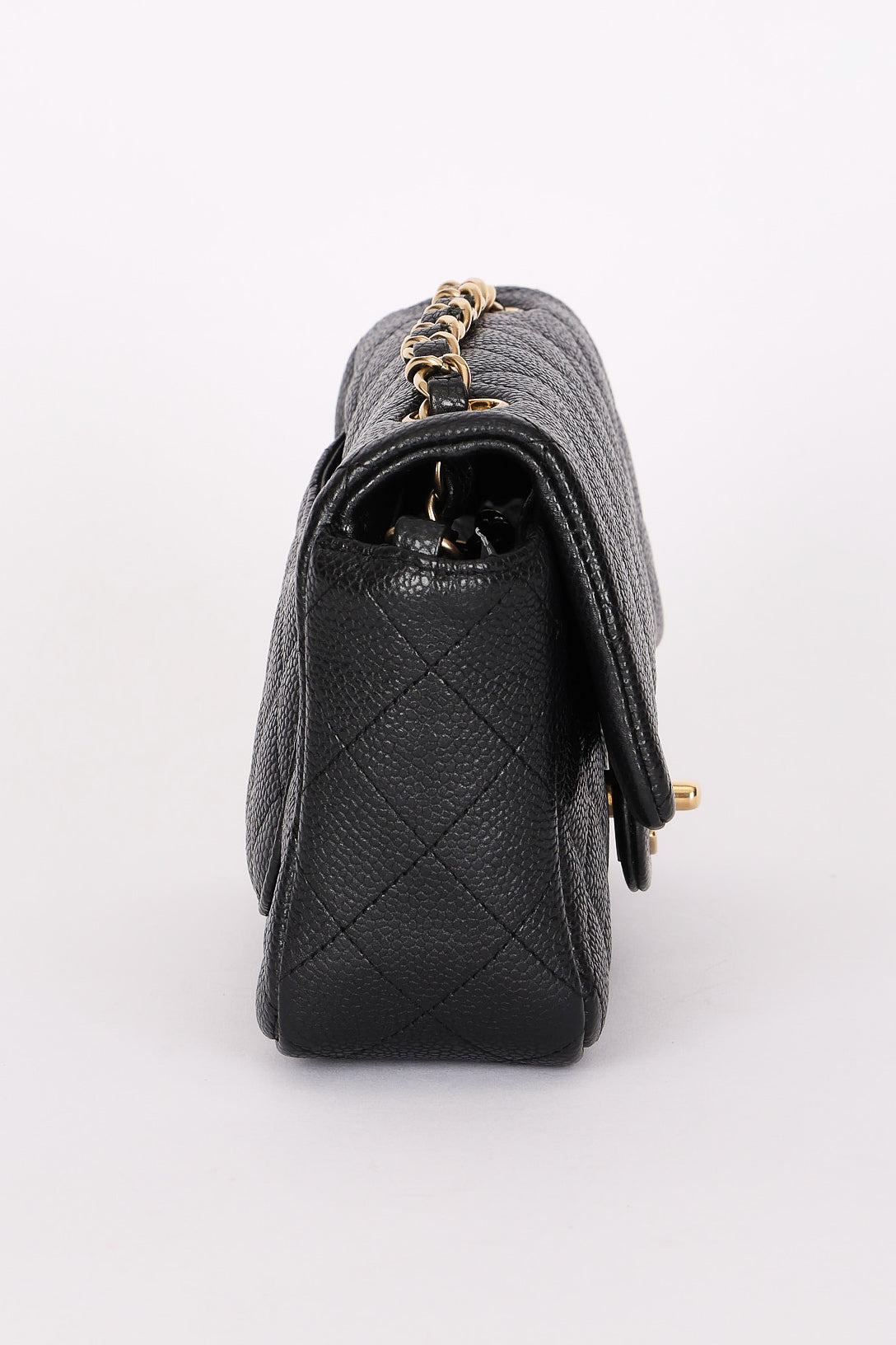 Chanel Mini Rectangle Flap Black Caviar AGHW