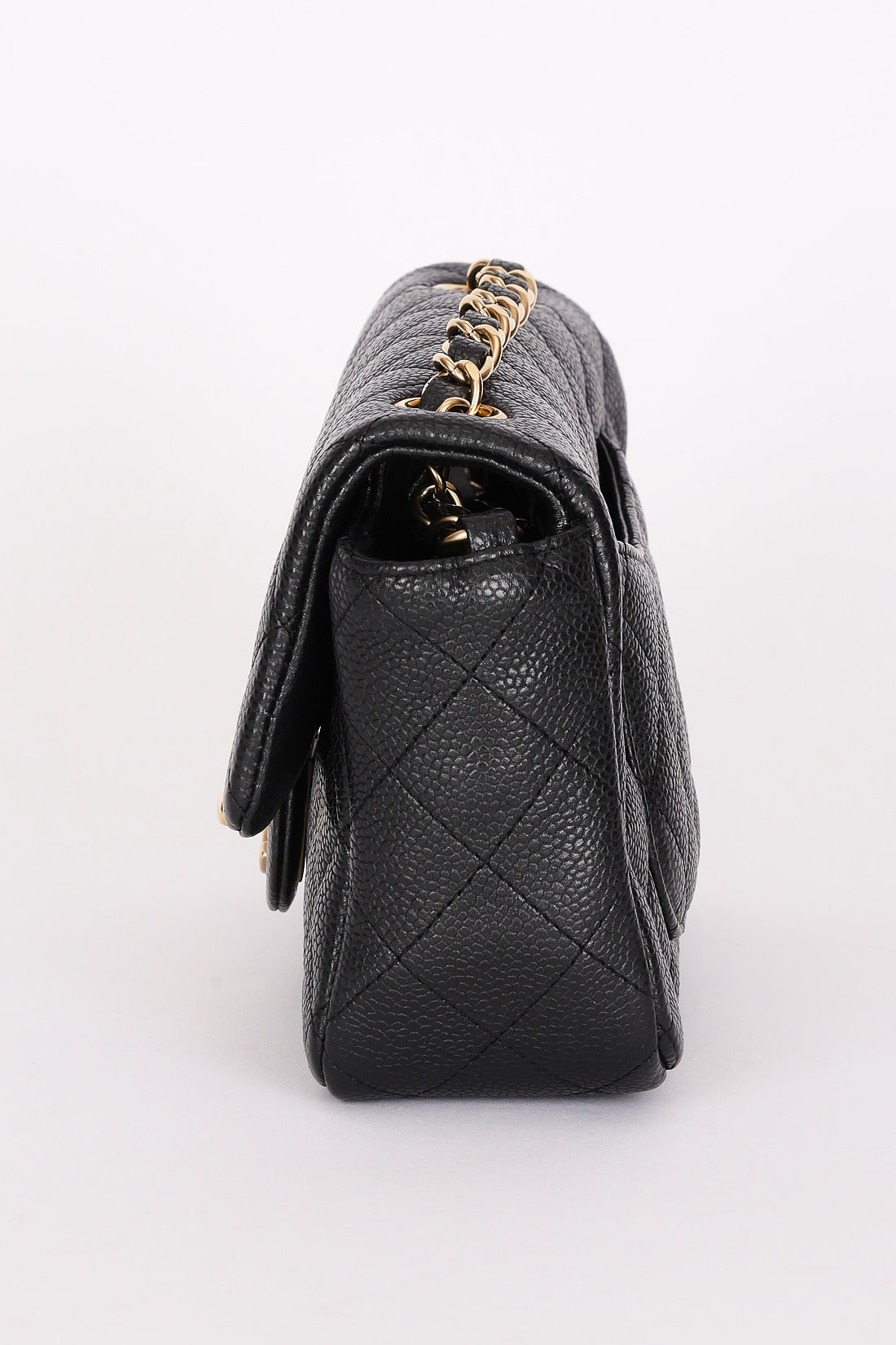 Chanel Mini Rectangle Flap Black Caviar AGHW
