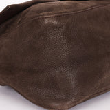 Fendi Mamma Forever Baguette Brown Nubuck Shimmer GHW