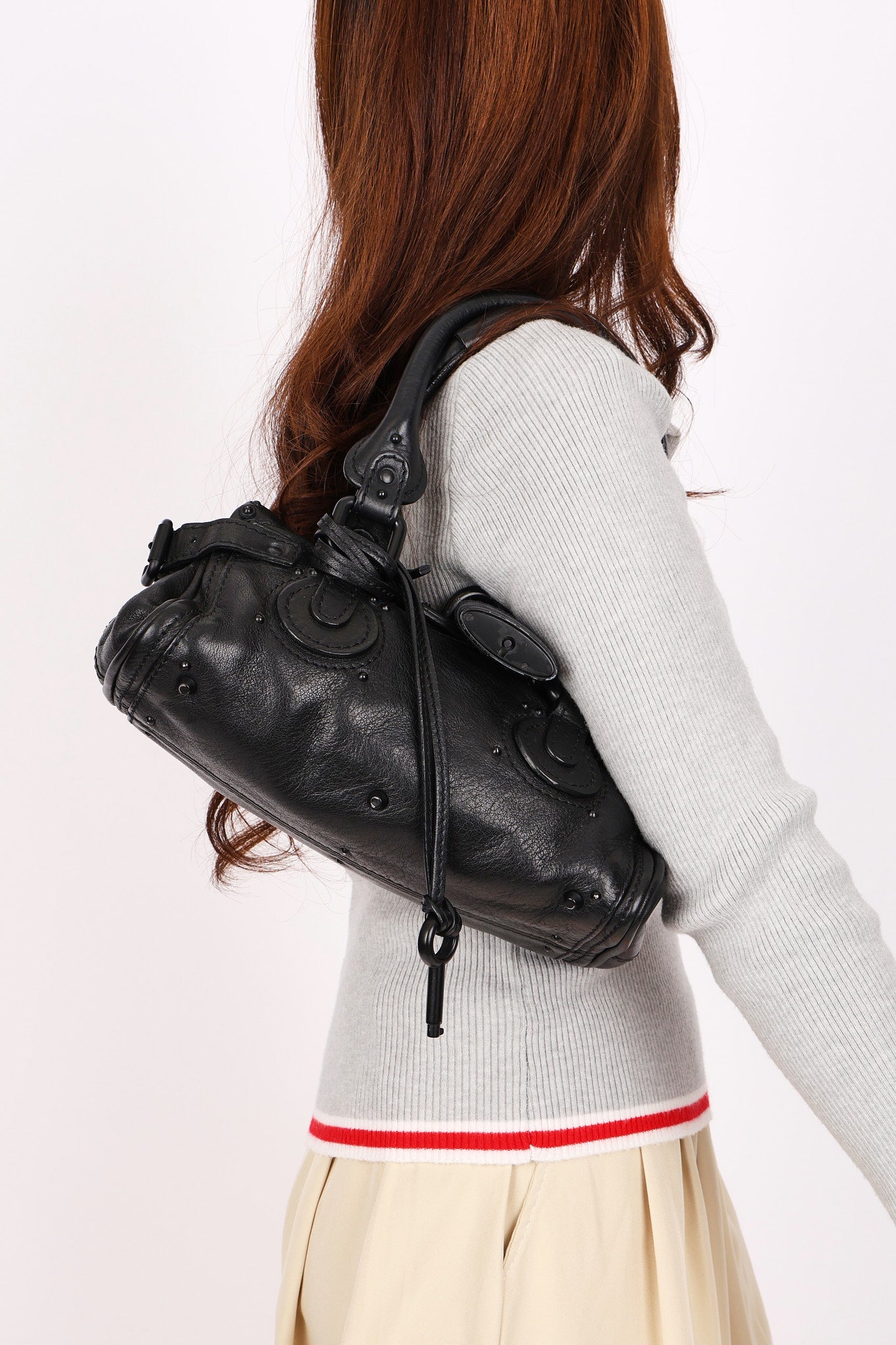 Chloe Black-Out Mini Paddington Bag