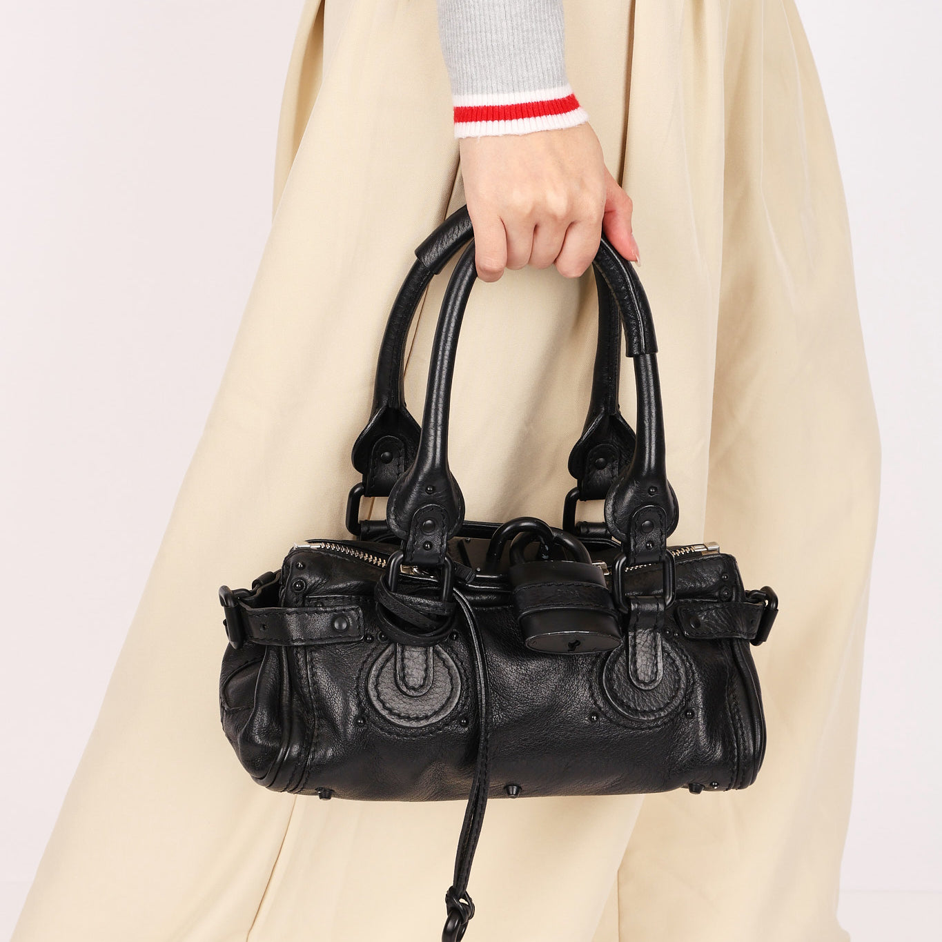Chloe Black-Out Mini Paddington Bag