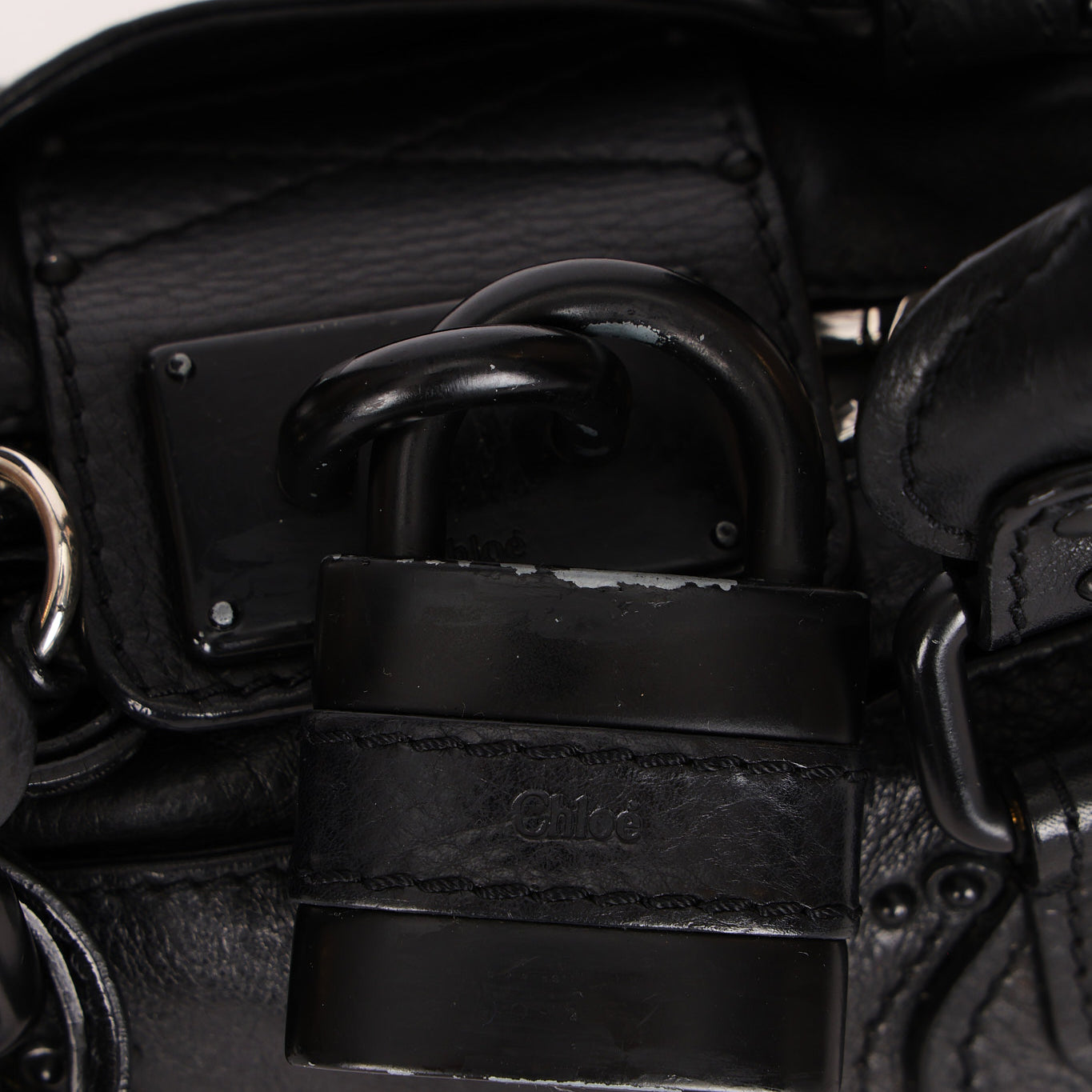 Chloe Black-Out Mini Paddington Bag