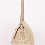 Fendi Zucchino Mini Mamma Baguette Coated Canvas