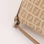 Fendi Zucchino Mini Mamma Baguette Coated Canvas