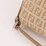 Fendi Zucchino Mini Mamma Baguette Coated Canvas