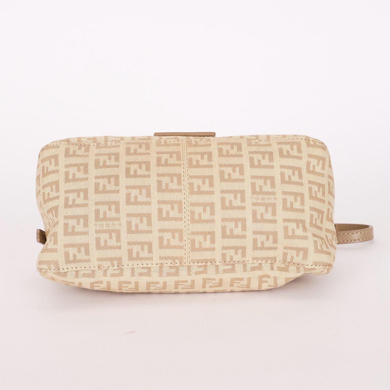 Fendi Zucchino Mini Mamma Baguette Coated Canvas
