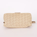 Fendi Zucchino Mini Mamma Baguette Coated Canvas