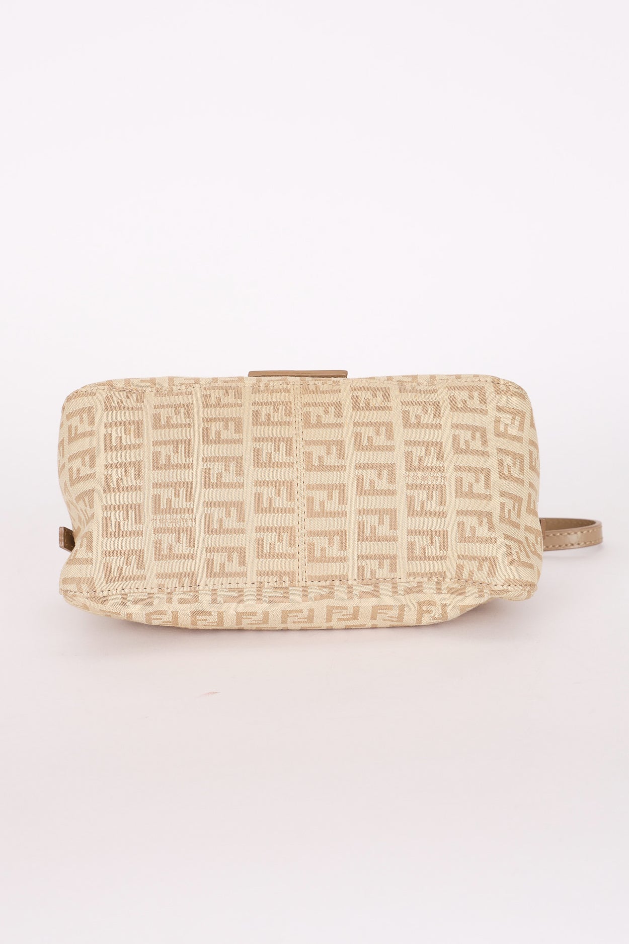 Fendi Zucchino Mini Mamma Baguette Coated Canvas