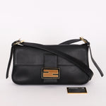 Fendi Vitello Flamingo Enamel Baguette Bag GHW
