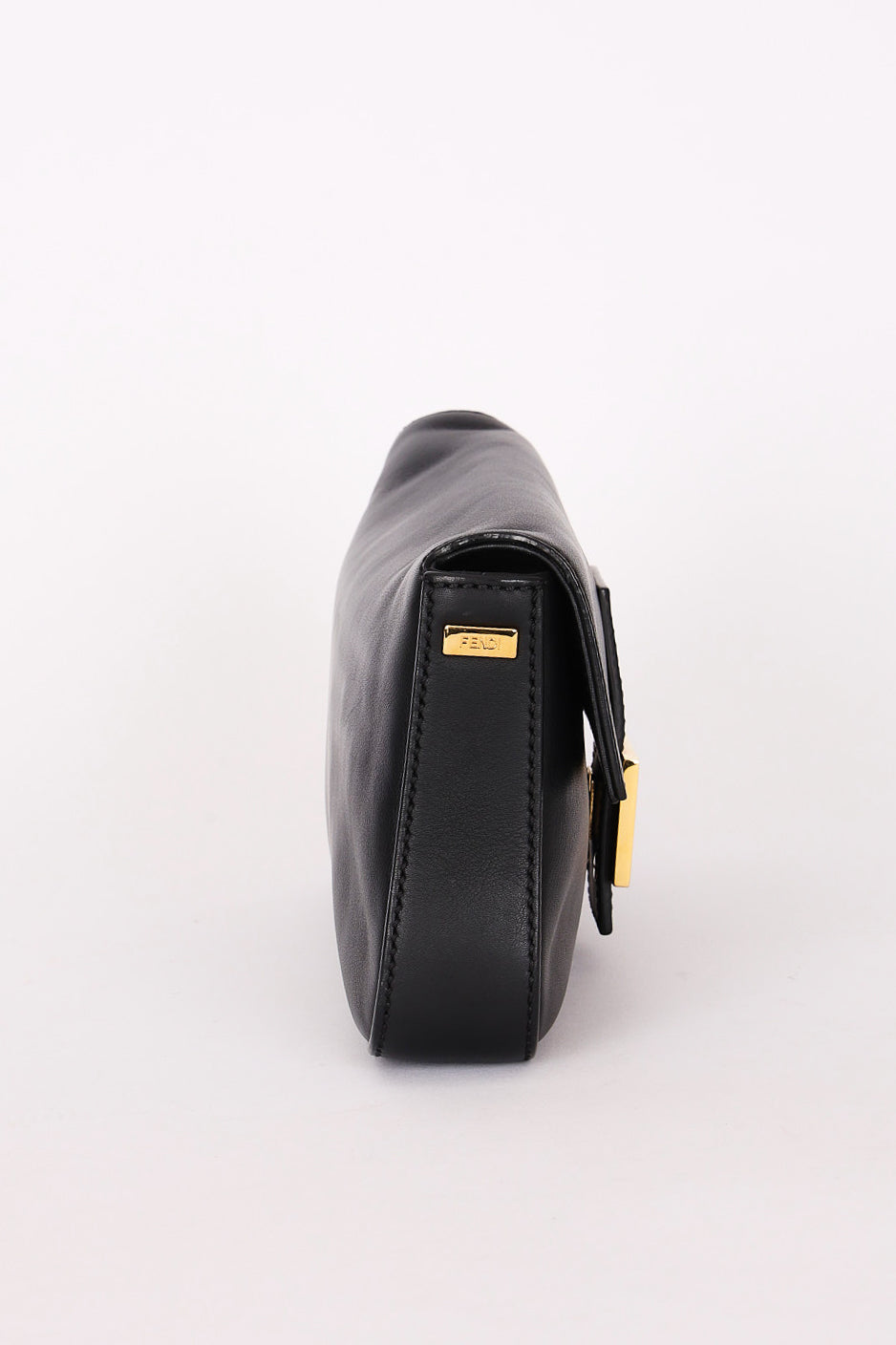 Fendi Vitello Flamingo Enamel Baguette Bag GHW