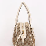 Gucci Monogram Trophy Flower Boston Bag