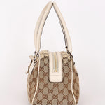 Gucci Monogram Trophy Flower Boston Bag