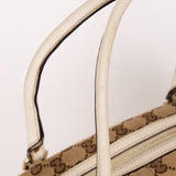 Gucci Monogram Trophy Flower Boston Bag