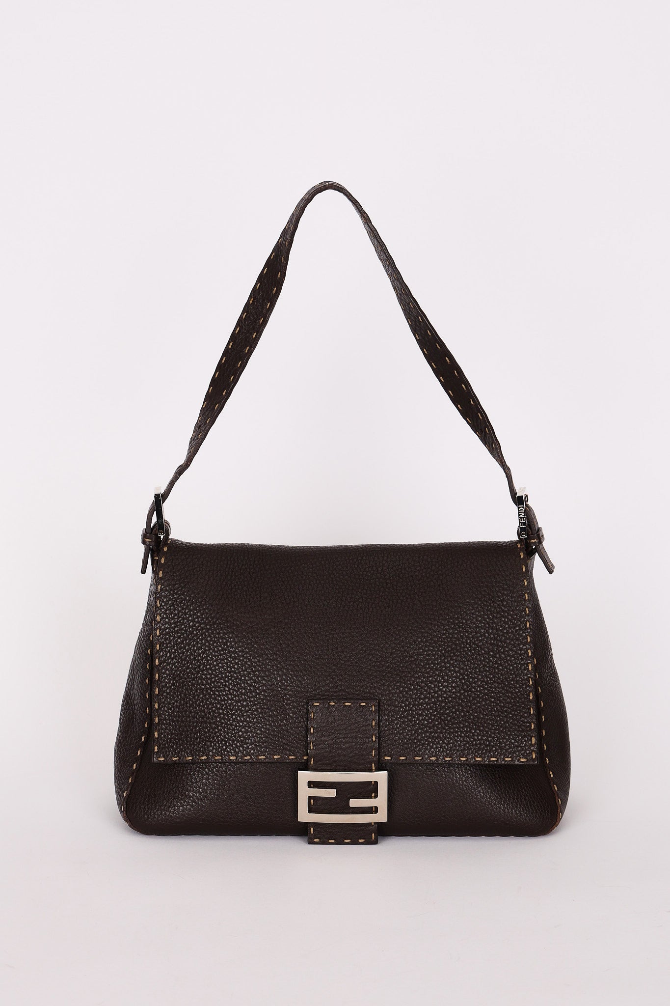 Fendi Selleria Mamma Baguette Chocolate