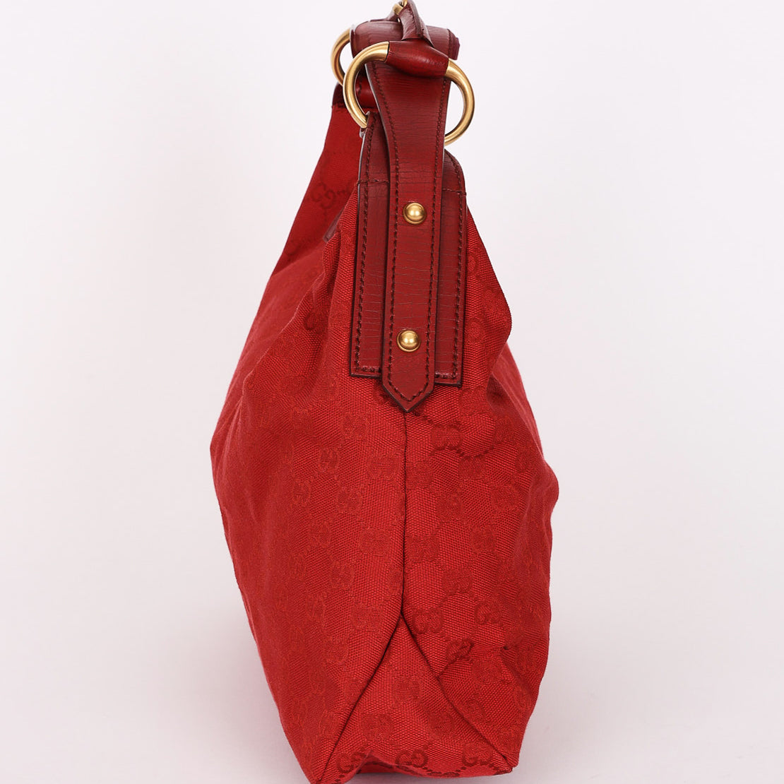 Gucci Horsebit Hobo Red