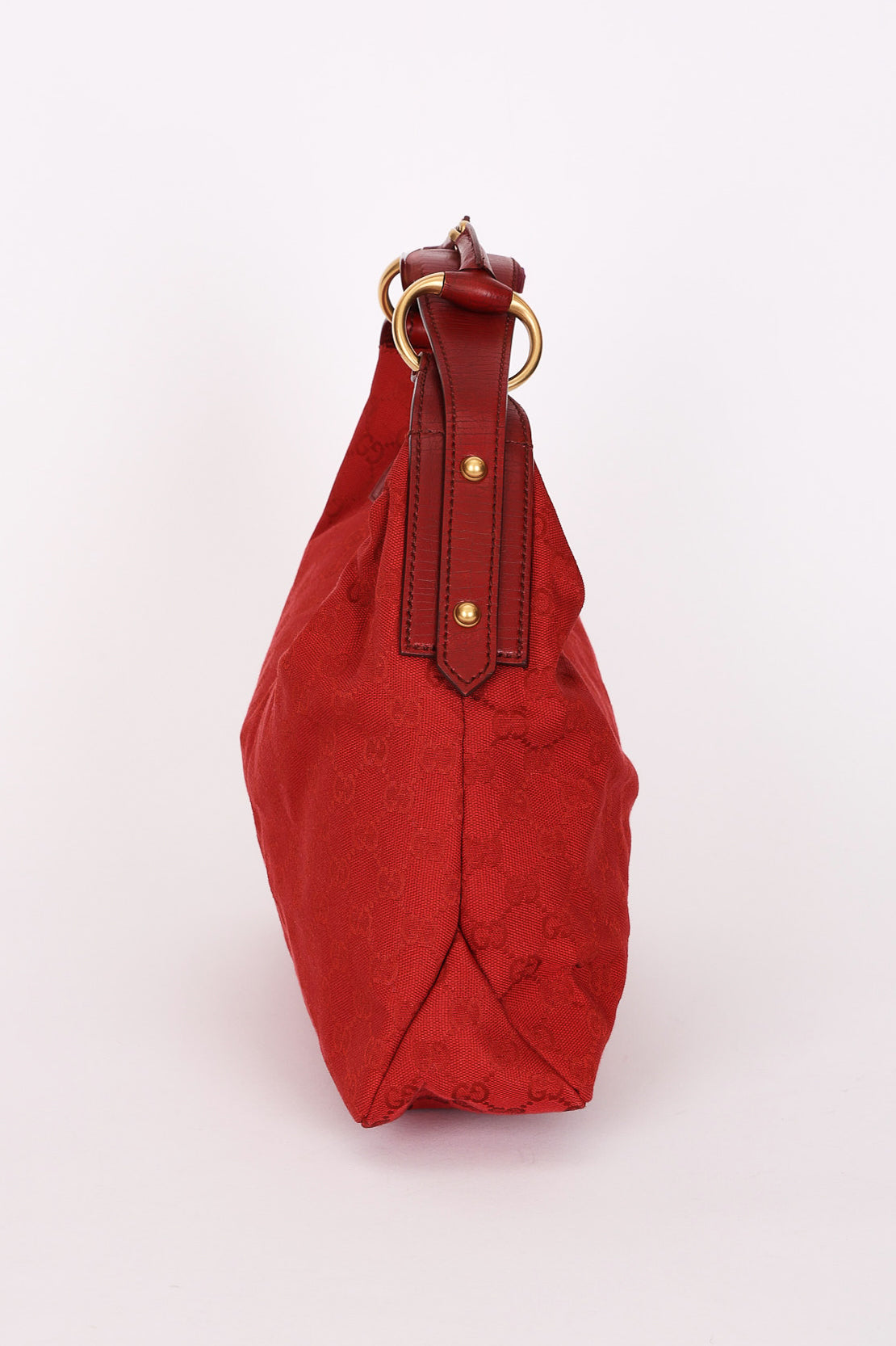 Gucci Horsebit Hobo Red