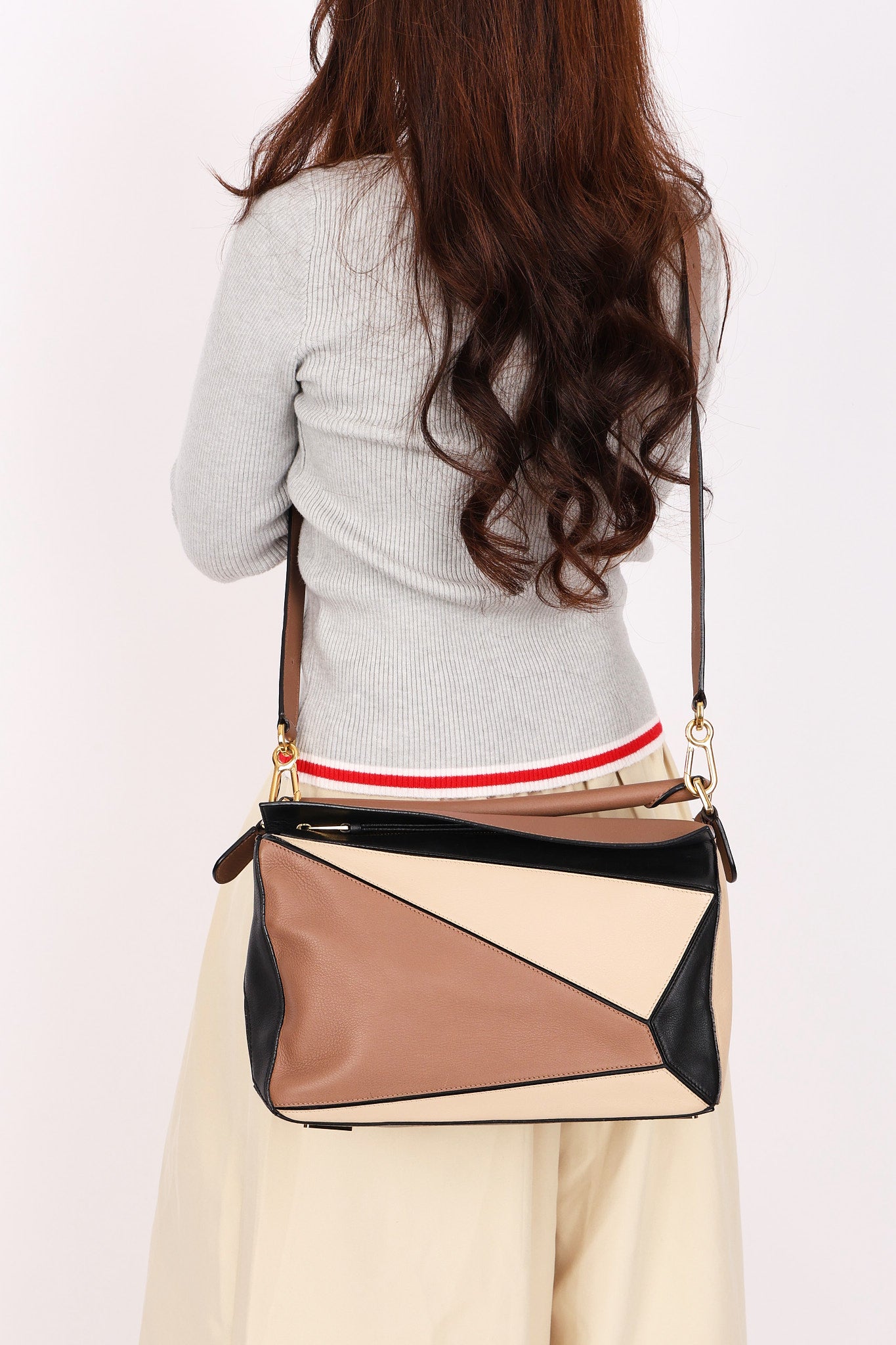 Loewe Medium Tricolor Puzzle Bag