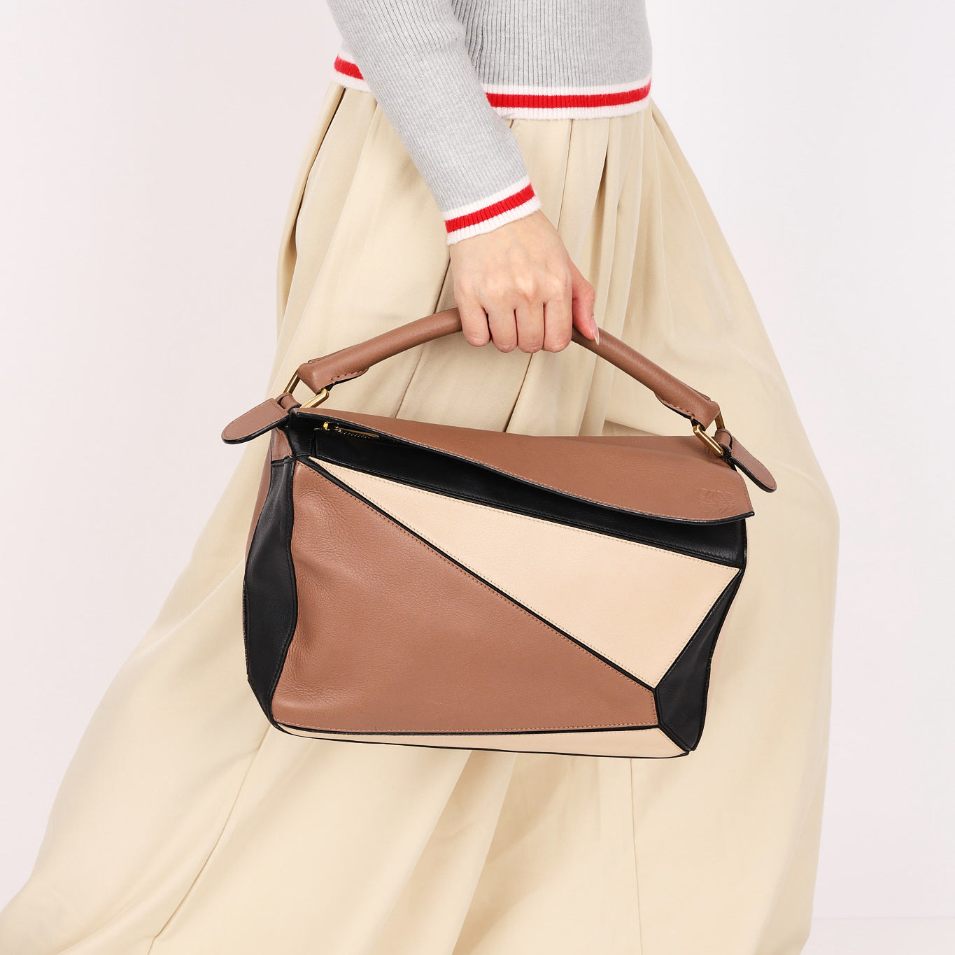 Loewe Medium Tricolor Puzzle Bag