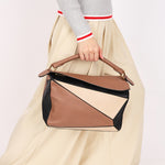 Loewe Medium Tricolor Puzzle Bag