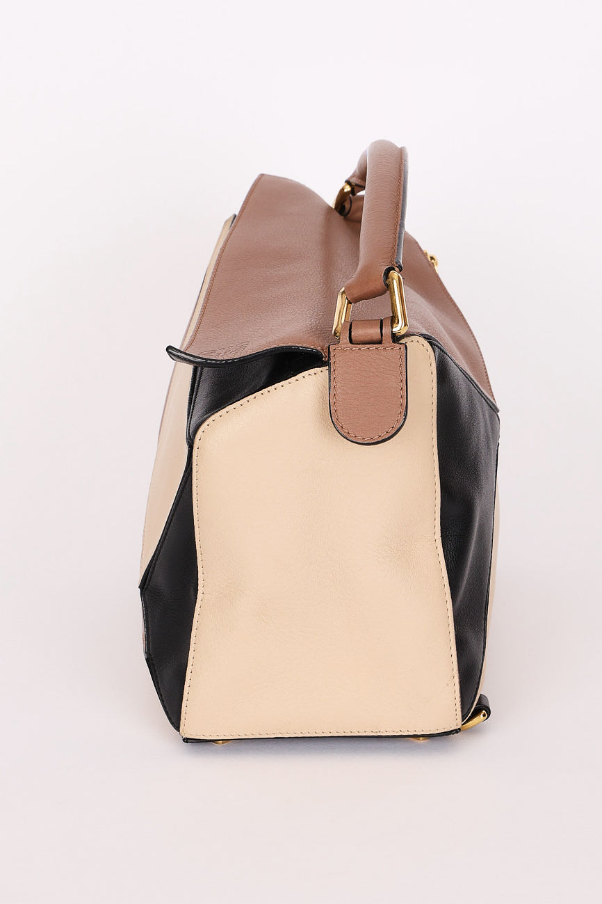 Loewe Medium Tricolor Puzzle Bag