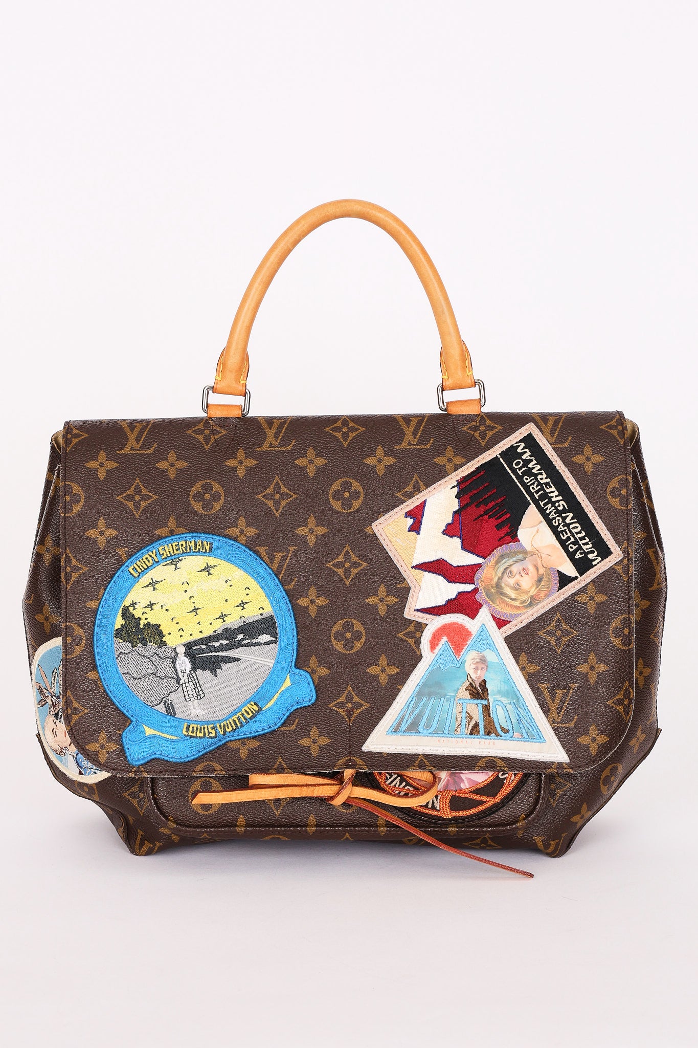 Limited Edition Louis Vuitton x Cindy Sherman Monogram Camera Messenger Bag with Patches 2014