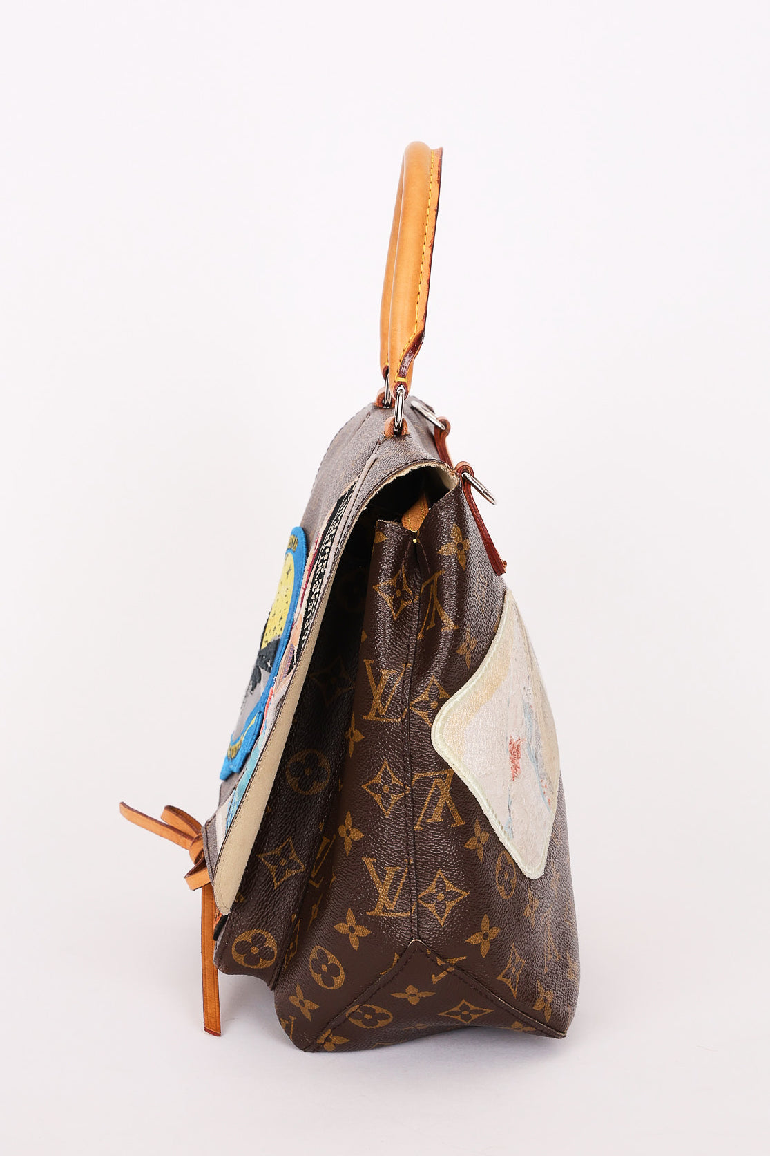 Limited Edition Louis Vuitton x Cindy Sherman Monogram Camera Messenger Bag with Patches 2014
