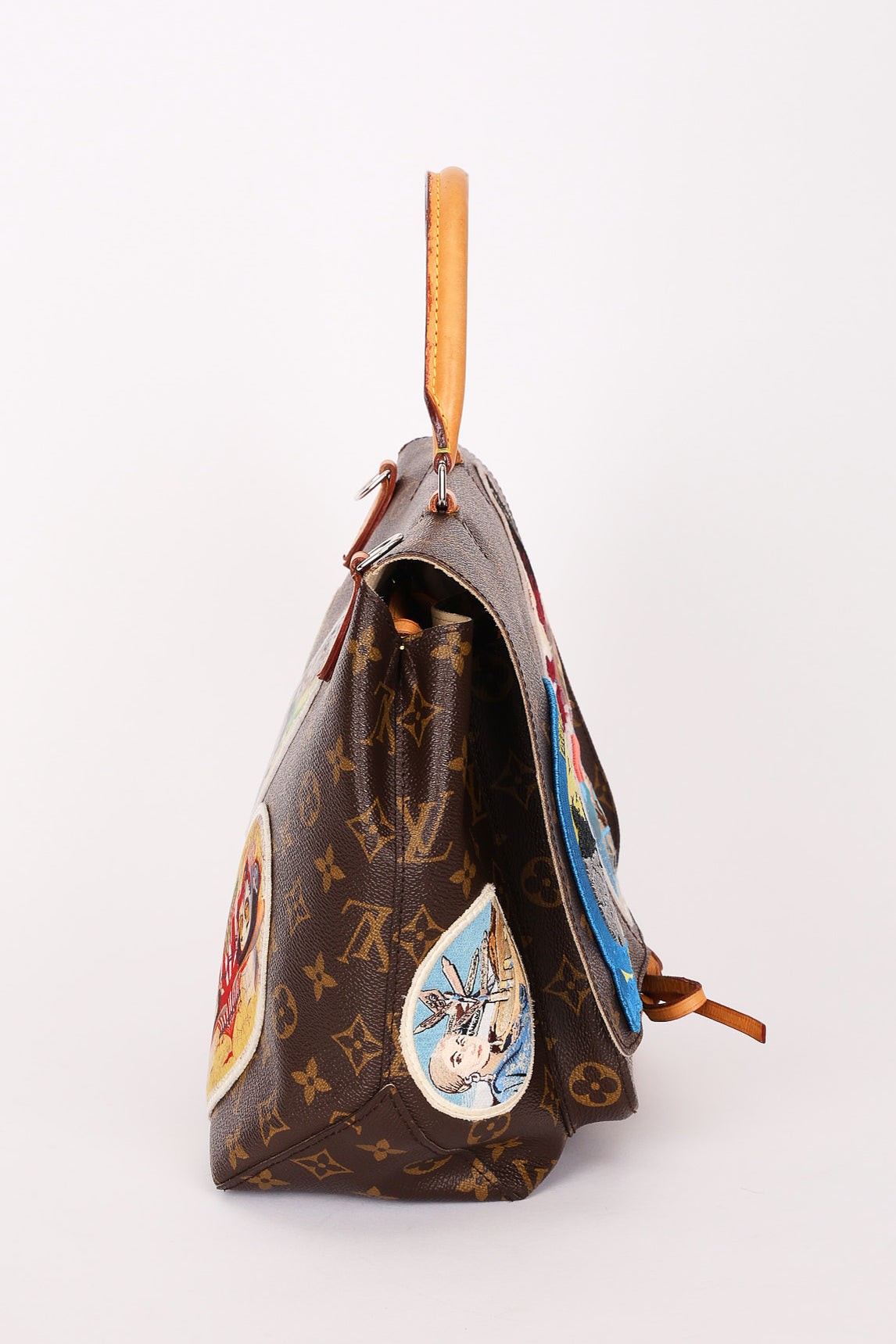 Limited Edition Louis Vuitton x Cindy Sherman Monogram Camera Messenger Bag with Patches 2014