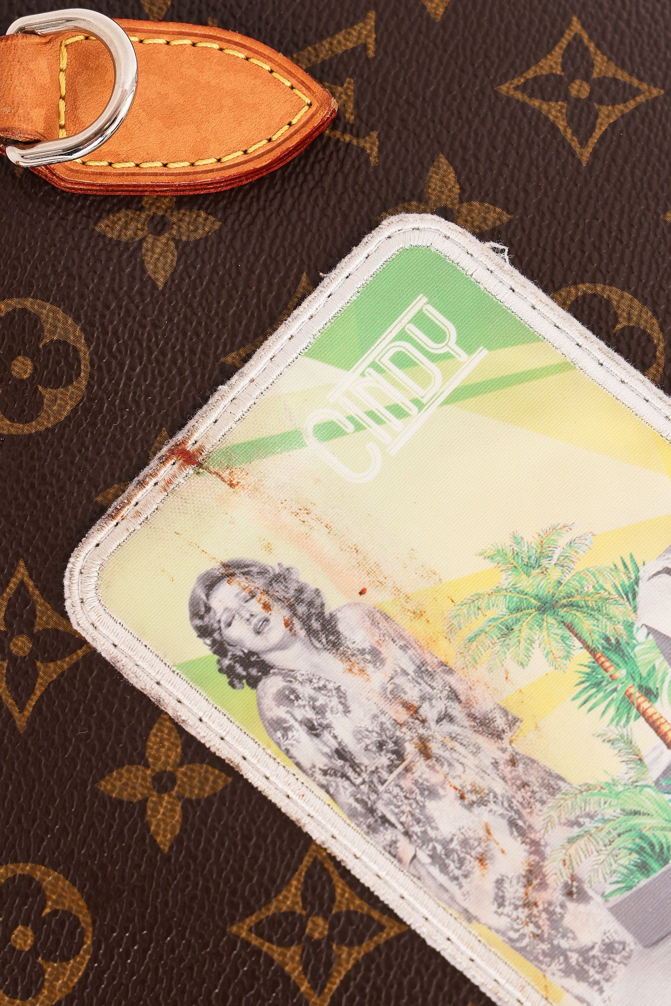 Limited Edition Louis Vuitton x Cindy Sherman Monogram Camera Messenger Bag with Patches 2014