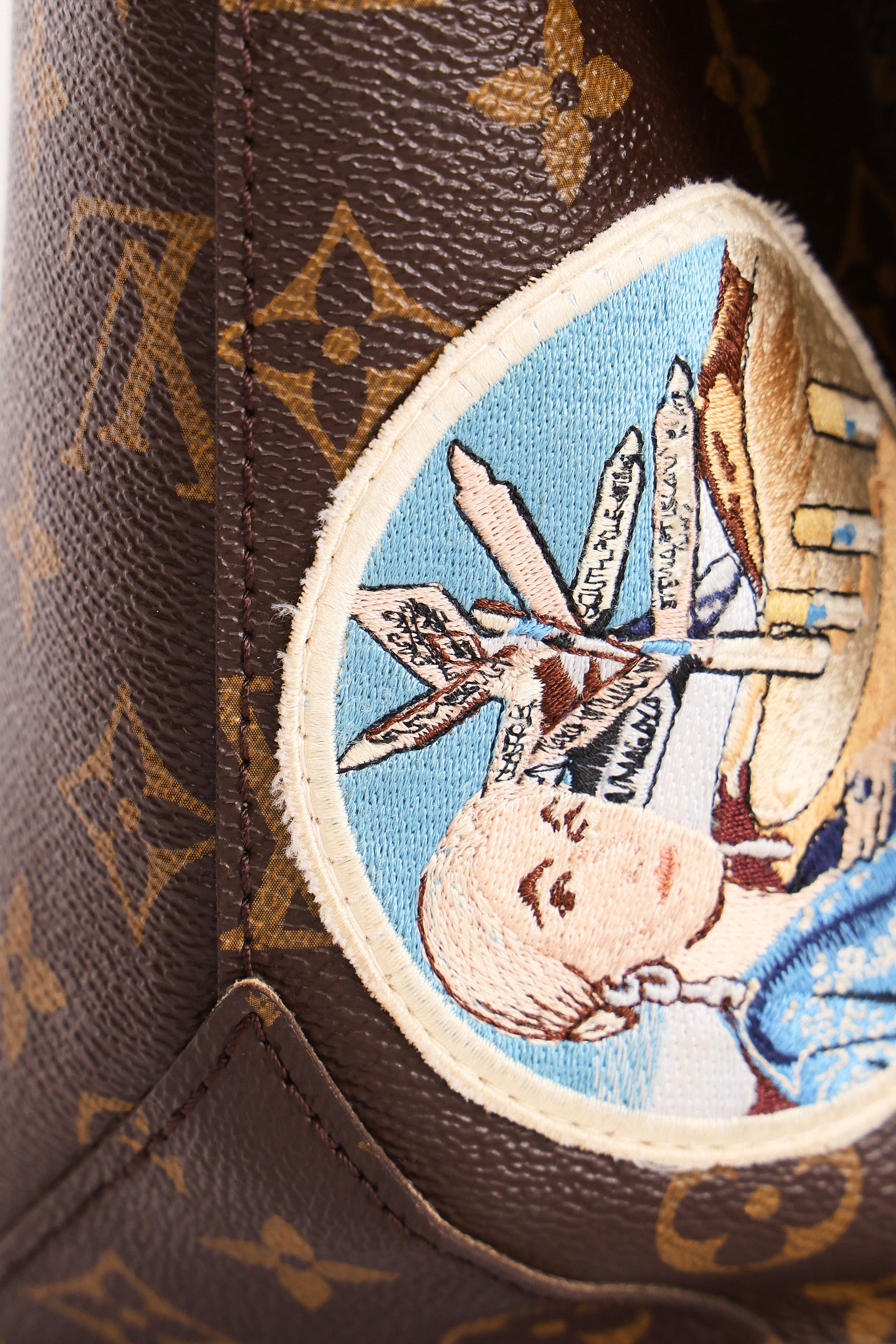 Limited Edition Louis Vuitton x Cindy Sherman Monogram Camera Messenger Bag with Patches 2014