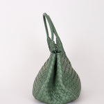 Bottega Veneta Intrecciato Top Handle Bag Sage Green