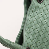 Bottega Veneta Intrecciato Top Handle Bag Sage Green