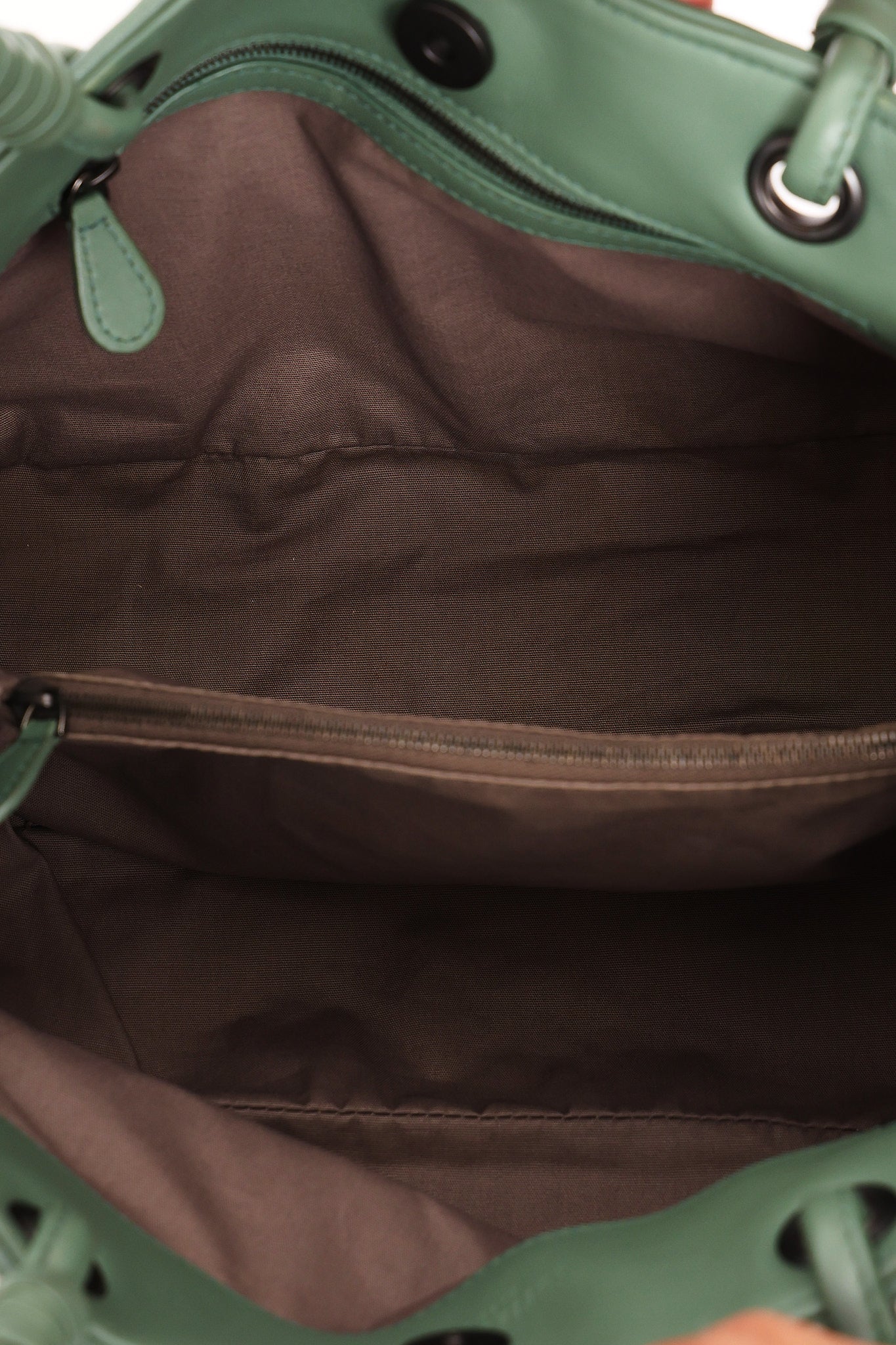 Bottega Veneta Intrecciato Top Handle Bag Sage Green