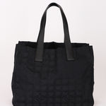 Chanel Chocolate Bar Tote Black Nylon
