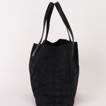 Chanel Chocolate Bar Tote Black Nylon