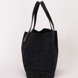 Chanel Chocolate Bar Tote Black Nylon