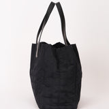 Chanel Chocolate Bar Tote Black Nylon