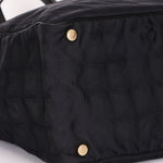 Chanel Chocolate Bar Tote Black Nylon
