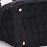 Chanel Chocolate Bar Tote Black Nylon