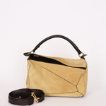 Loewe Large Suede Puzzle Bag