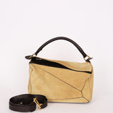 Loewe Large Suede Puzzle Bag