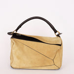 Loewe Large Suede Puzzle Bag