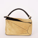 Loewe Large Suede Puzzle Bag
