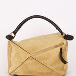 Loewe Large Suede Puzzle Bag