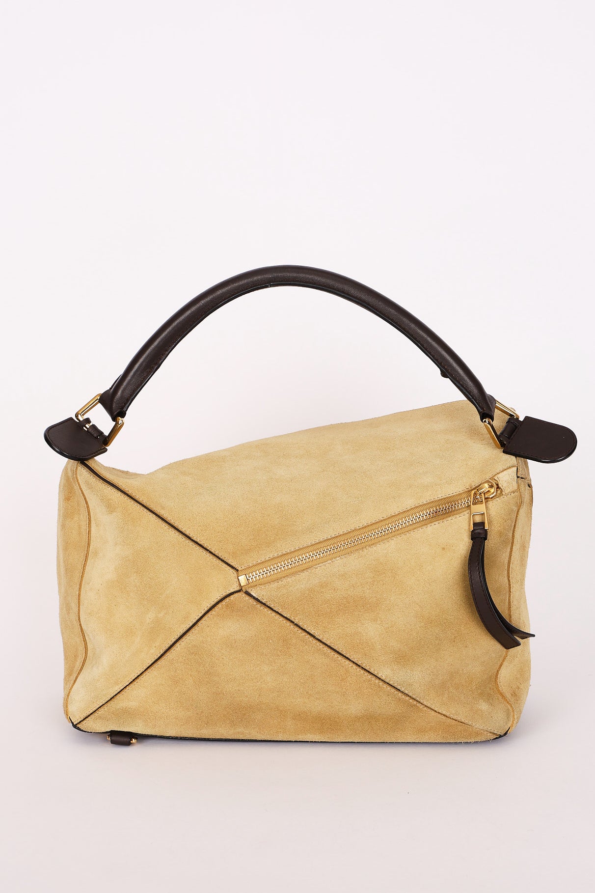 Loewe Large Suede Puzzle Bag