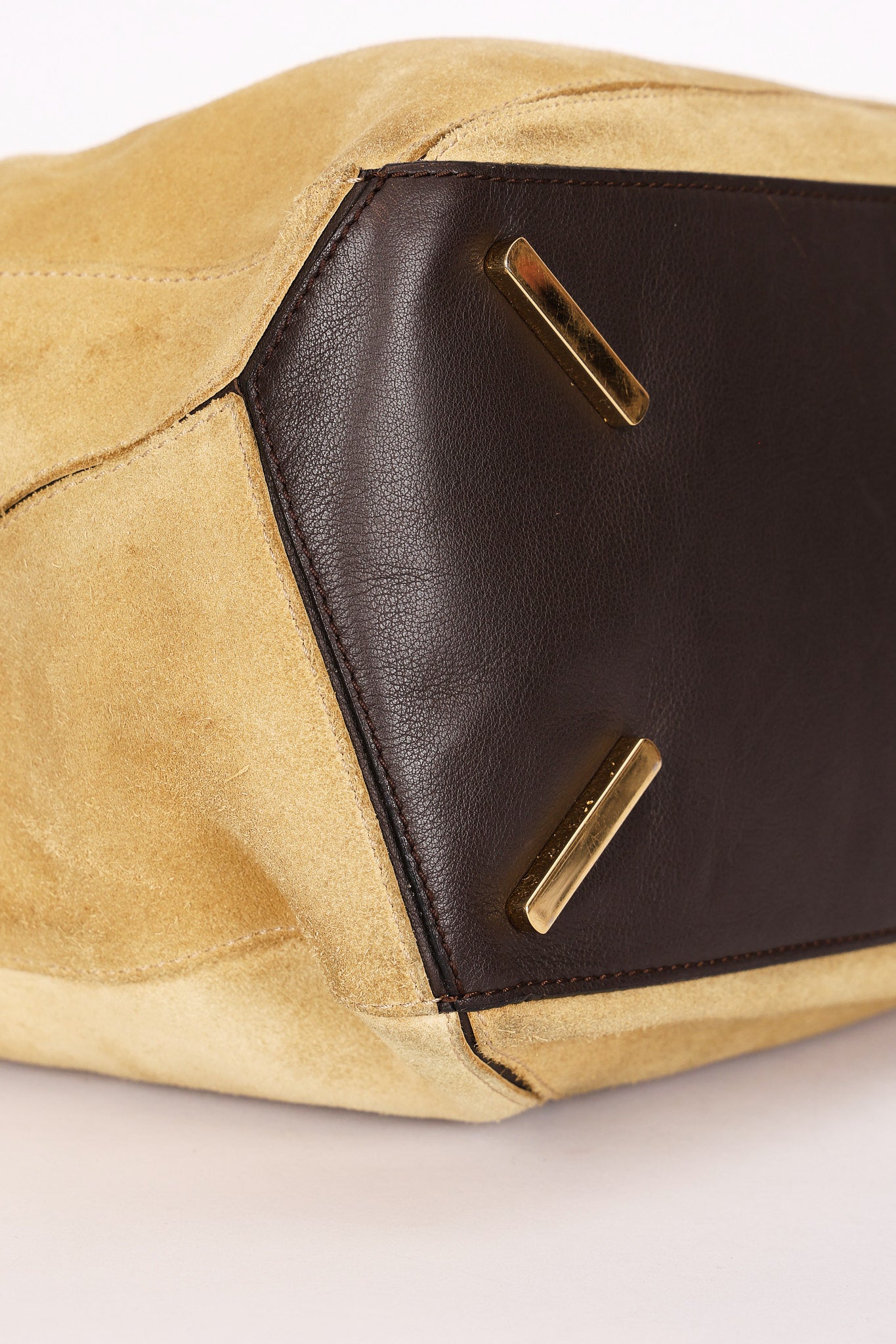 Loewe Large Suede Puzzle Bag